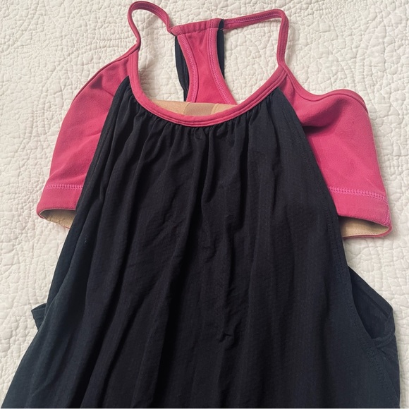 Lululemon pink/black tank‎ top - Picture 4 of 5